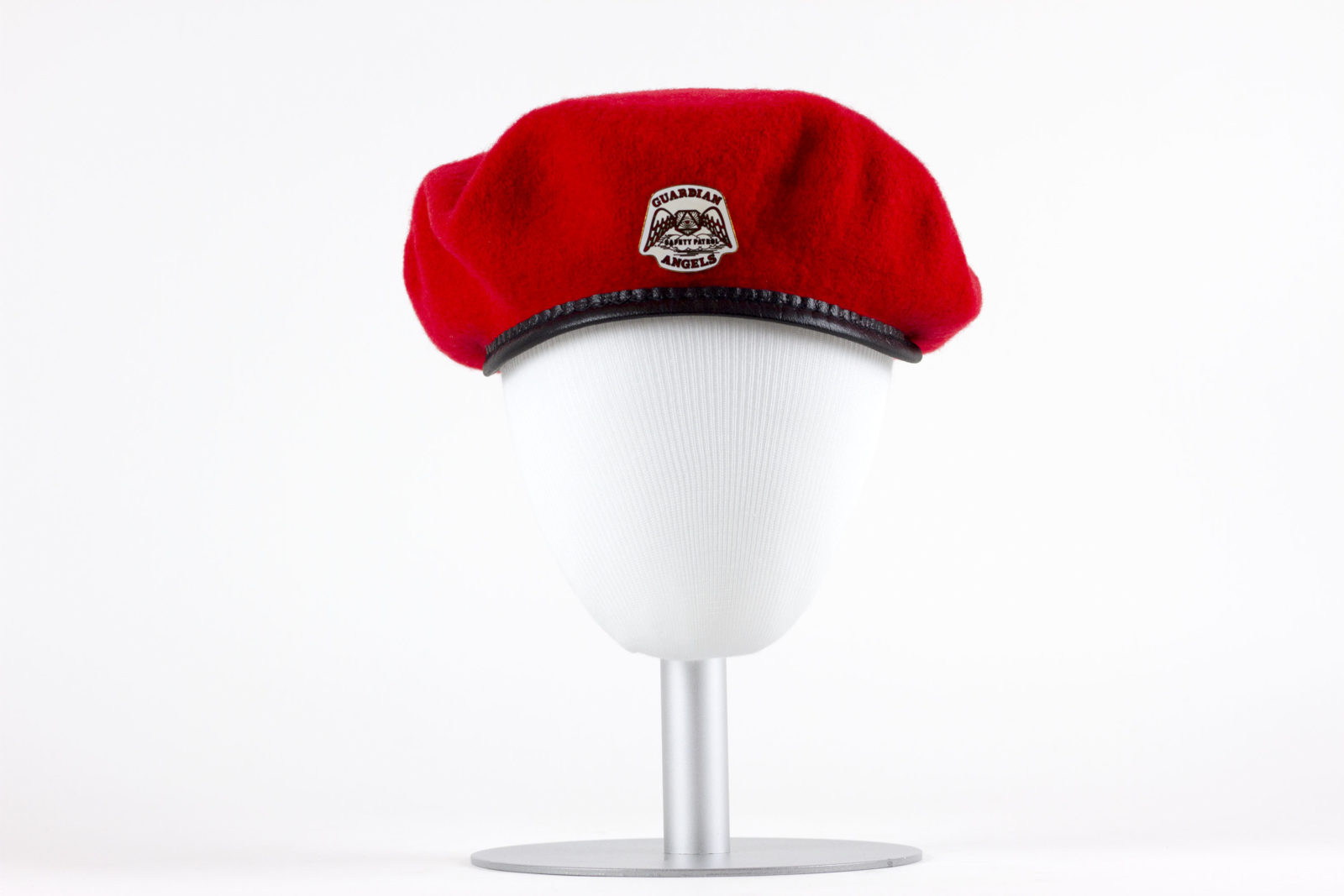 Red wool beret