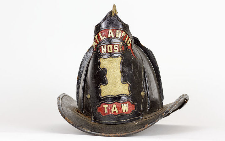 Firefighter's helmet, early nineteenth century